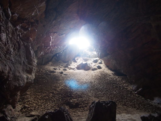 伊平屋島　クマヤ洞窟　洞窟内