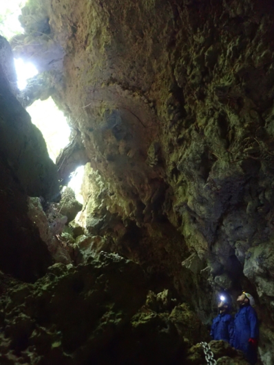 大山水鏡洞 沖永良部島caving