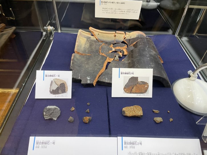 習志野隕石　国立科学博物館